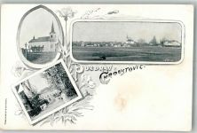 Chrudim Schumberg Foto AK Kirche Schloss Chroustovice