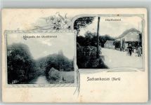 16515 O1400 Sachsenhausen , Nordbahn - Oberförsterei Parkpartie