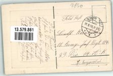 79650 W7860 Fahrnau 1916 Prägedruck Passepartout Hauptstrasse