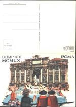Roma Sommerspiele 1960 Olympiade Klapp AK
