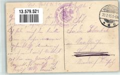 17235 O2080 Neustrelitz 1915 - Gasthaus Schützenhaus Reserve-Lazarett-Stempel