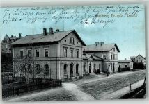 09366 O9150 Stollberg , Erzgeb 1918 - Bahnhof