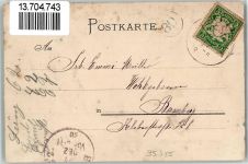 95355 W8678 Presseck 1898 BOAKC Lithographie Marktplatz Mechanische Schuhfabrik Gasthaus Zur Post