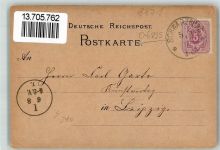 O6825 Schwarzburg Gebrauchsspuren Scan genau beachten! Lithographie Vorläufer 1887 BOAKC