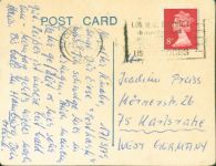 London Sun in Splendour Egon Ronay als Postkarte versendet Bierdeckel KEINE AK