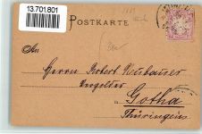 W8000 München Neujahr Zrenner 322 Vorläufer 1889 BOAKC