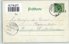 Woldenberg Dobiegniew 1899 BOAKC Freischütz Gasthaus Dolgen Gutshof Lithographie