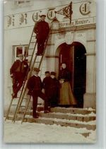 02747 O8701 Großhennersdorf 1911 BOAKC Wohnhaus Hermann Renger Hausbewohner Leiter Winter Ort lt. Stempel Privatfoto AK