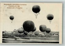 W6000 Frankfurt am Main Zielfahrt mit 11 Freiballons ILA 1909 BOAKC