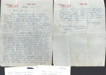 FOTO KEINE AK Lot mit 4 Fotos mit 2 Briefen ca 1957