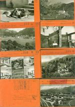 83457 W8232 Bayerisch Gmain Lot mit 28 AK Musterkarten Original aus Metzarchiv Bestellvorgänge und Auflagenzahlen