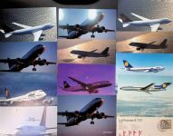 Lot mit 26 AK Lufthansa Posten 21 bis 100 AK