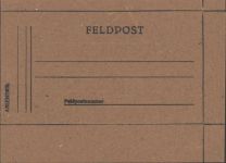 Bastel-AK, Teile ausbrechbar, Das Kreuz Feldpost WK I / WK II