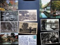 15907 O7550 Lübben Lot mit 22 AK und 3 Fotos Spreewald
