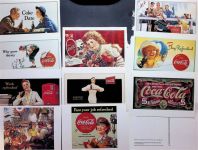 Lot mit 20 AK Repros von Plakaten Coca Cola wenige mehrfach Coca-Cola Kleinposten bis 20