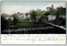 Guben Gubin 1905 Lithographie Neisse Berge