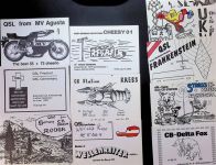 Lot mit 25 AK wenige mehrfach Qsl-Karte Posten 21 bis 100 AK