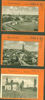 84307 W8330 Eggenfelden Kleinposten bis 20 Lot mit 3 AK Musterkarten Original aus Metzarchiv Bestellvorgänge und Auflagenzahlen