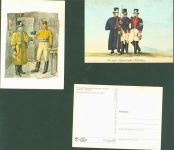 Lot mit 10 AK Postillone Postbeamte einige mehrfach Post Kleinposten bis 20