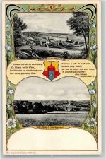 09366 O9150 Stollberg , Erzgeb - Gedicht Wappen