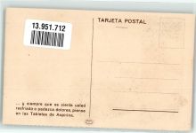 Saragossa Zaragoza Aspirin Tracht El Pilar Motiv Spanien Werbe AK