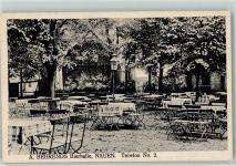 14641 O1550 Nauen , Havelland - A. Behrends Bierhalle Gartenwirtschaft