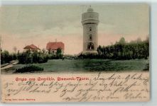21521 W2055 Aumühle b Hamburg 1903 Lithographie Bismarck-Turm