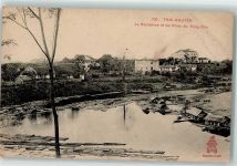 Tonkin Tongking - Thai Nguyen la Residence et les Rives du Song Cau