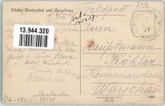 88450 W7951 Bonlanden , Kr Biberach an der Riß 1917 Gebrauchsspuren Kloster Kapellenberg Schloss sign.E. Felle