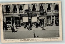 Libau Liepaja 1915 - Die grosse Strasse Eroberer Südforts major von Luck Geschäfte Kriegsschauplatz