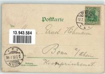 03096 O7502 Burg , Spreewald 1903 Lithographie Gruss aus dem Spreewald Kornernte in Burg Forsthaus Kannomühle Kirche Ruderboot Tracht