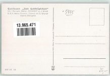 54498 W5555 Piesport - Gasthaus zum Goldtröpfchen Emailleschild D.K.V Kanu Station