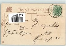 sign.Thackeray Lance Tucks and Sons Serie 641 Auto Humor Lithographie / Künstlerkarte