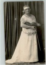 Geige Transvestit Privatfoto AK