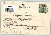 W7847 Badenweiler Gruss aus Verlag Elchlepp Liebich C. 1900 Lithographie