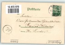 50667 W5021 Köln Neustadt-Nord 104 1902 Prägedruck Deutscher Ring Theodor Heuss Ring Jugendstil Lithographie Wappen