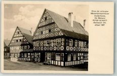 96275 W8621 Marktzeuln - Bäckerei Fachwerkhaus Peter Schmitt