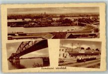 Komarom 1914 - Bahnhof Brücke