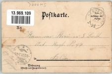 Serie Nationaltrachten Nr. 13 aus Württemberg Litho Aecht Franck Kaffee Zusatz , Kaffeemühle Kaffeewerbung 1901 Gebrauchsspuren