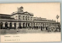 Tirlemont Foto AK Bahnhof