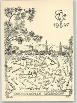 W8360 Deggendorf Oberrealschule Abitur 1947