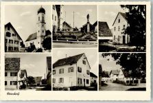 82297 W8081 Steindorf , Paar Foto AK Kirche St. Stephan Kriegerdenkmal Fotograf Hasslacher