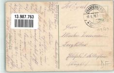 09669 O9262 Frankenberg , Sachs 1916 - Gasthaus Lützelhöhe