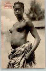 Nr. 1547 Afrique Occidentale Etude 150 Jeune Fanti , Collection Centrale Fortier Dakar Schwarzafrikan. Erotik