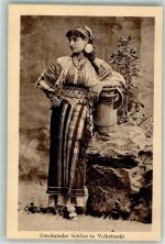 Volks- Tracht Trachten Rumänien 1917 Foto AK