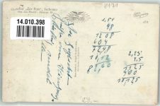 83676 W8171 Jachenau Gebrauchsspuren Gasthaus Zur Post Pferdefuhrwerk
