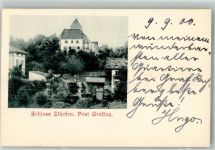 85567 W8018 Grafing b. München 1900 Gebrauchsspuren Schloss ElkhofenAdelskorrespondenz