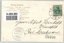 Prägedruck Verlag PFB 2787 Jagdhund 1907 Gebrauchsspuren