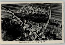 88471 W7958 Laupheim - Fliegeraufnahme Laupheim a. d. Donau