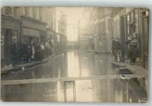 Paris Hochwasser 1911 Hochwasser Foto AK